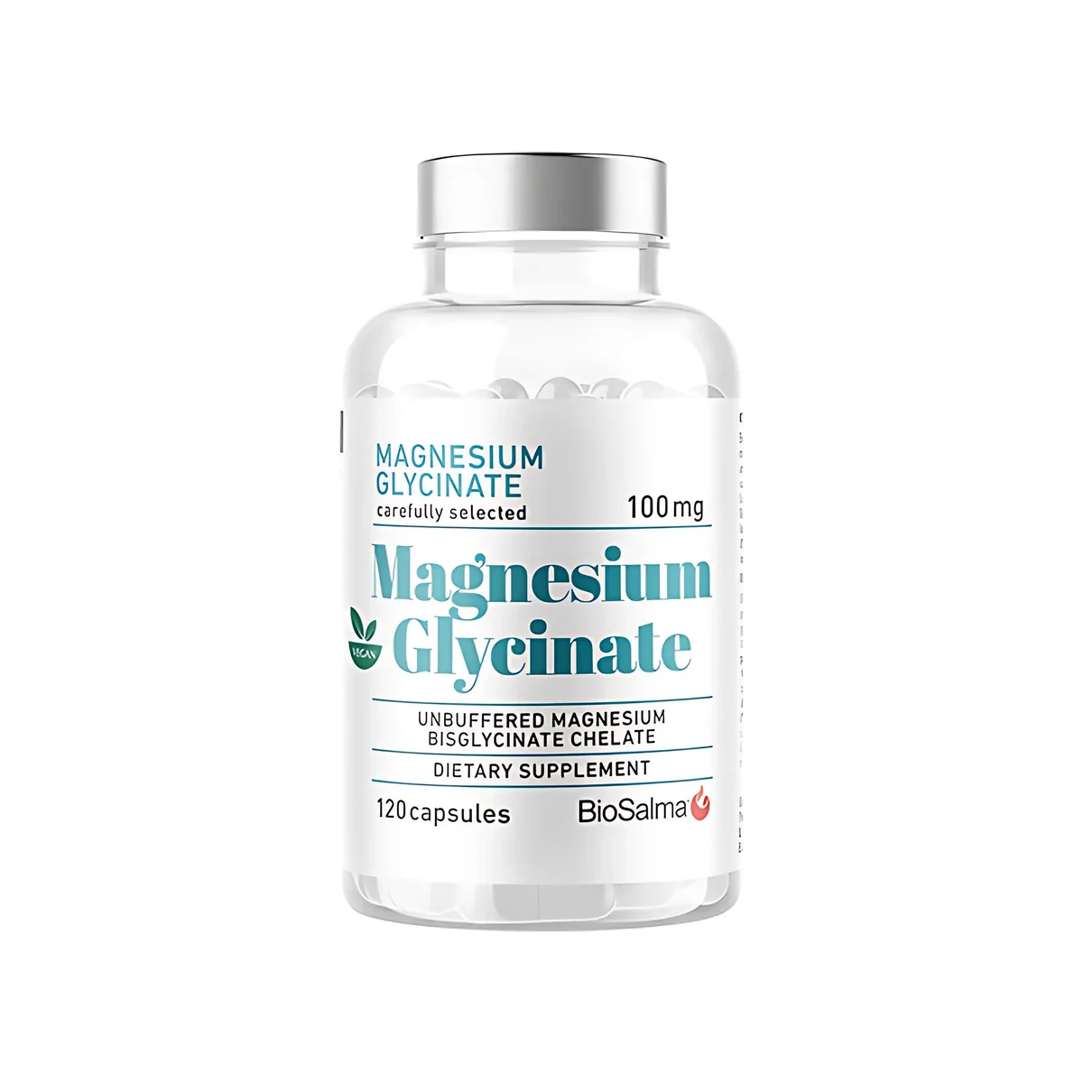 BioSalma Magnesium Glycinate 120 kapslar