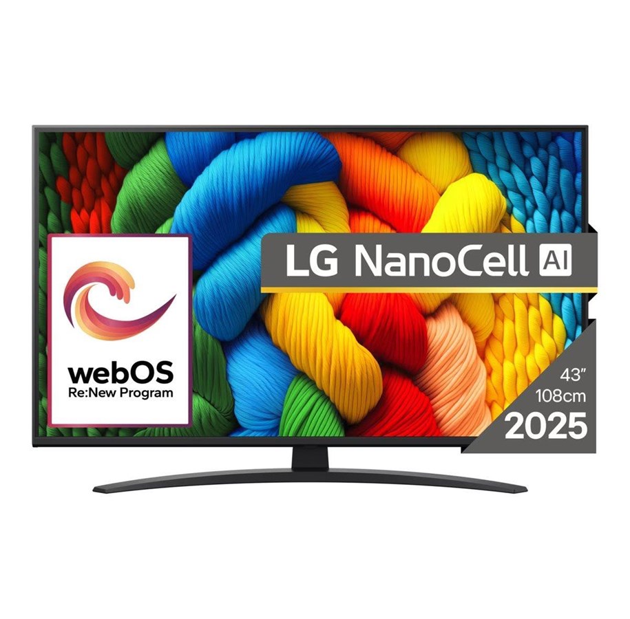 LG 43" TV LED 4K 43NANO81A3A