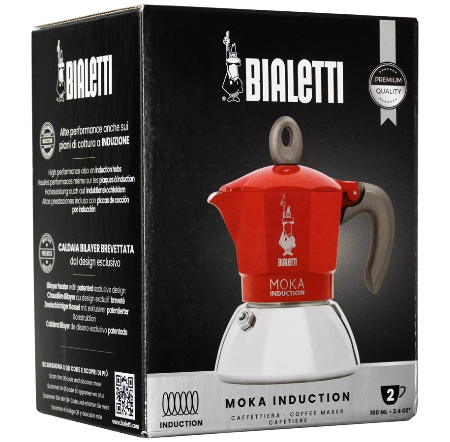 Bialetti Moka Induction 2.0 - 2 cups