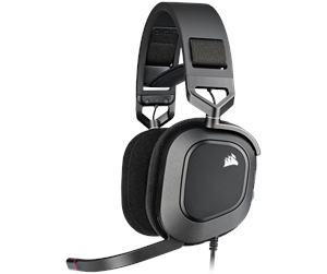 Corsair HS80 RGB USB Premium Gamingheadset – Kolsvart