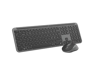 Logitech Signature Slim Combo MK950 - Graphite - Tastatur & Mus set - Nordisk - Grå