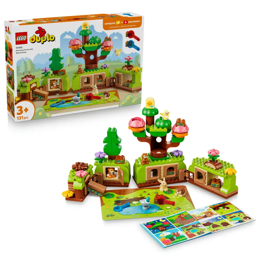LEGO® DUPLO® Upptäckarskog med vilda djur 10480