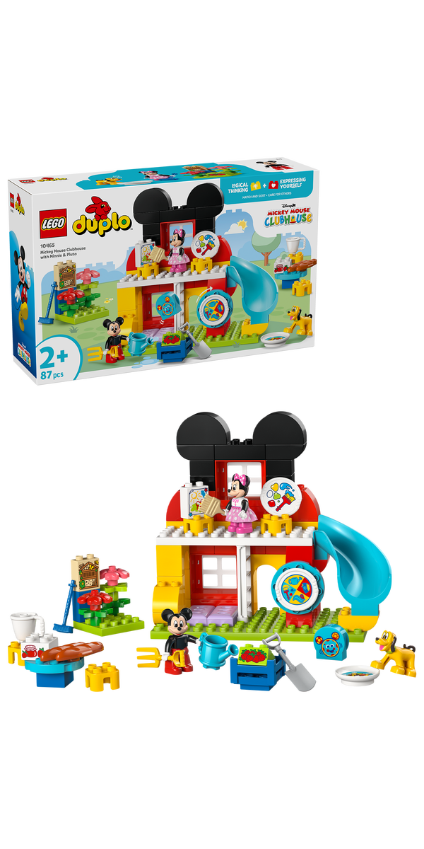 LEGO® DUPLO® │Disney Musse Piggs klubbhus med Mimmi och Pluto 10465