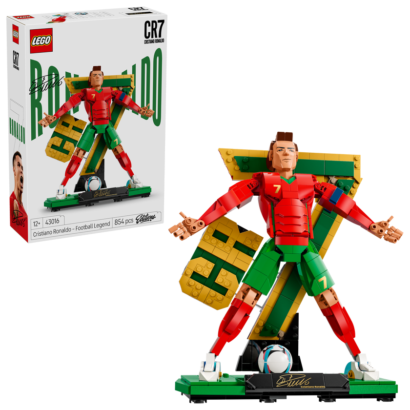 LEGO® Editions Cristiano Ronaldo – fotbollslegend Set 43016