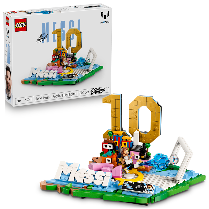 LEGO® Editions Lionel Messi – fotbollshöjdpunkter 43011