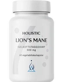 Holistic Lion's Mane 60 vegetabiliska kapslar