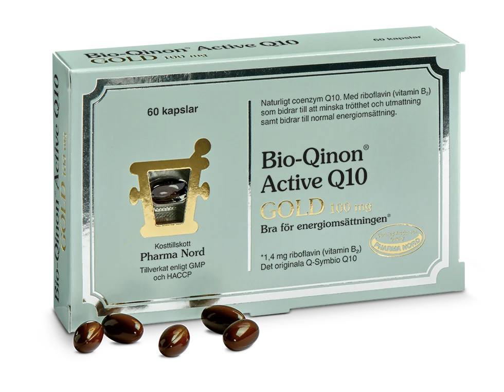 Pharma Nord Bio-Qinon Active Q10 Gold 100 mg 60 kapslar