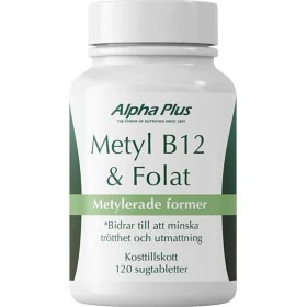 Alpha Plus Metyl B12 & Folat 120 sugtabletter