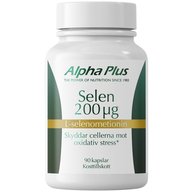 Alpha Plus Selen 200 µg 90 kapslar