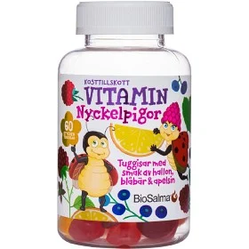 BioSalma Nyckelpiga Multivitamin 60 tuggtabletter
