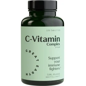 Great Earth C-Vitamin Complex 120 tabletter