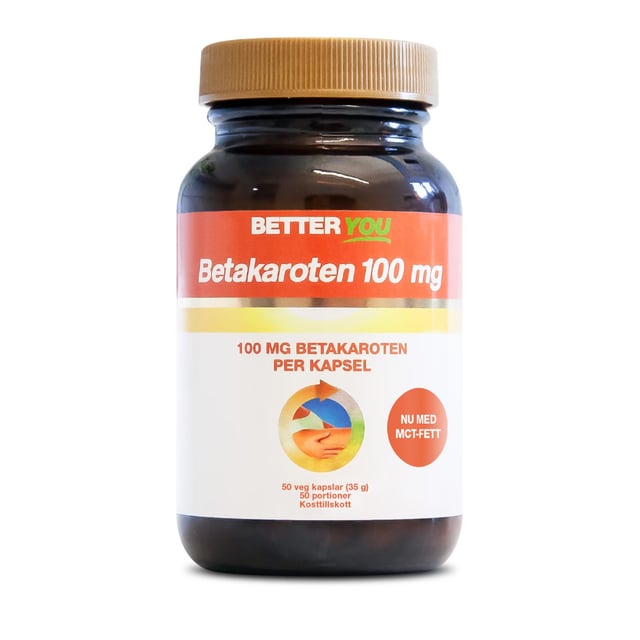Better You Betakaroten 100mg 50 kapslar