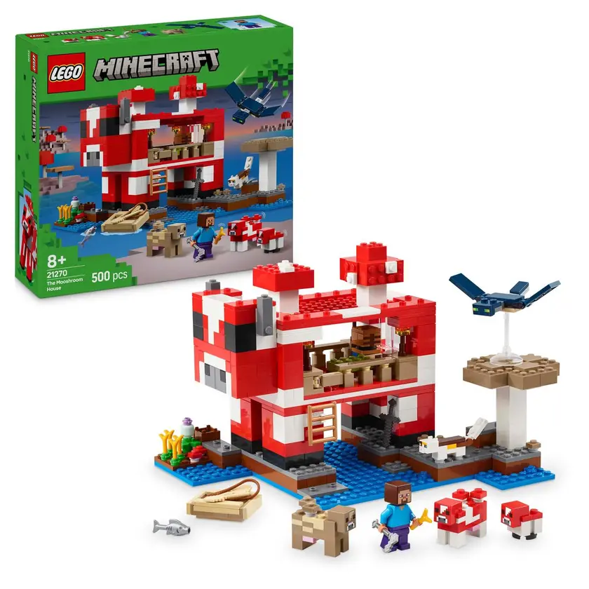 LEGO Minecraft Mooshroomhuset 21270