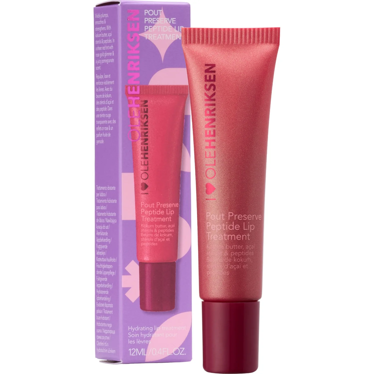 Ole Henriksen Pout Preserve Peptide Lip Treatment Pomegranate Fizz Glimmer 12 ml