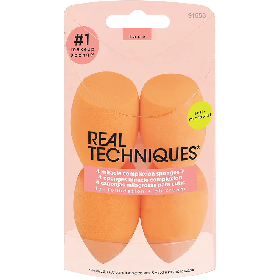 Real Techniques Miracle Complexion Sponges 4 Pcs