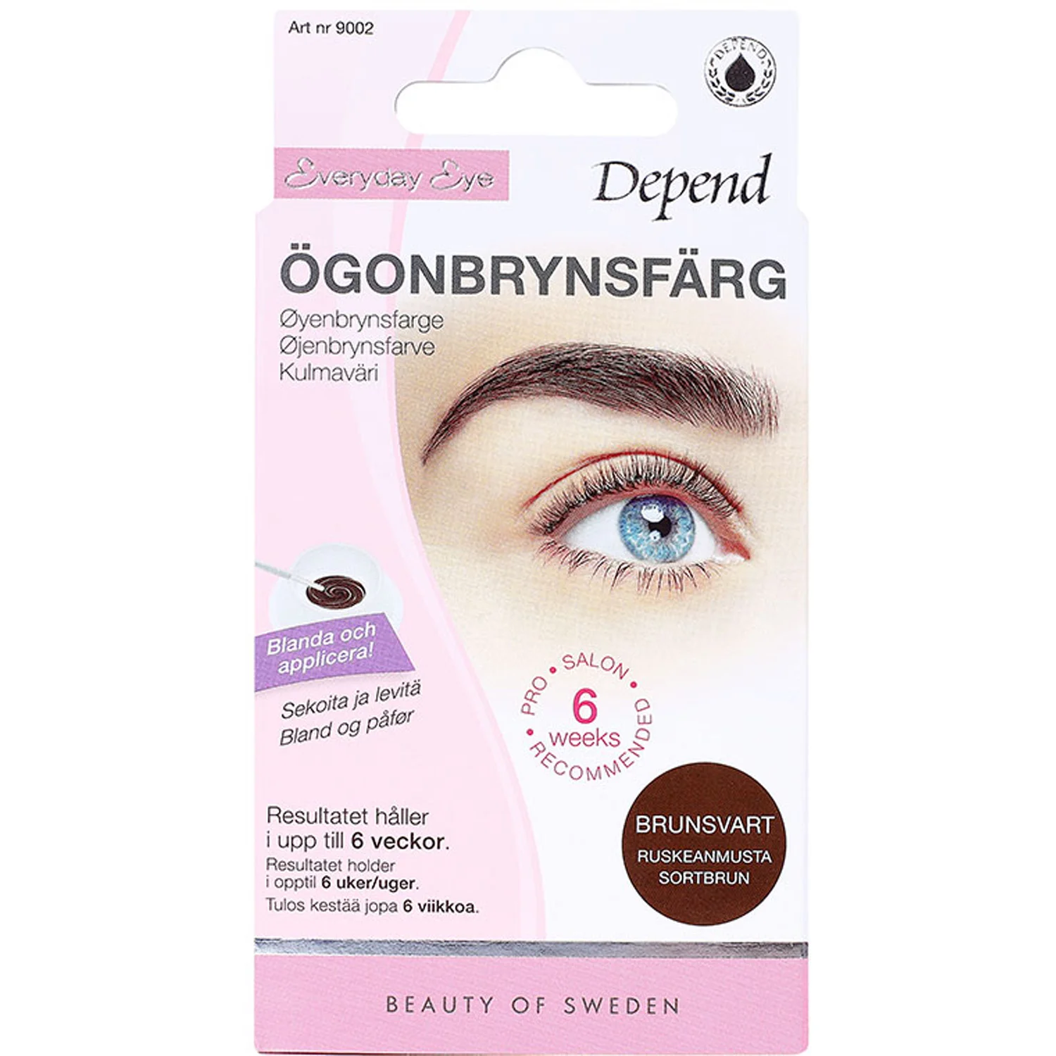Depend EyeBrow Colour Brown Black 1 pcs