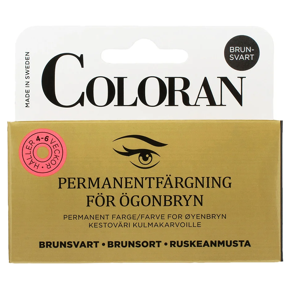 Coloran Eyebrow Colour Brown Black 8 ml