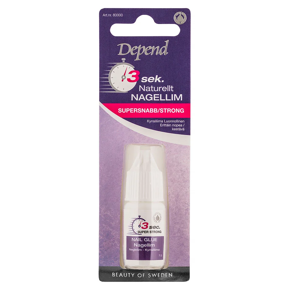 Depend 3 Sec. Natural Nail Glue