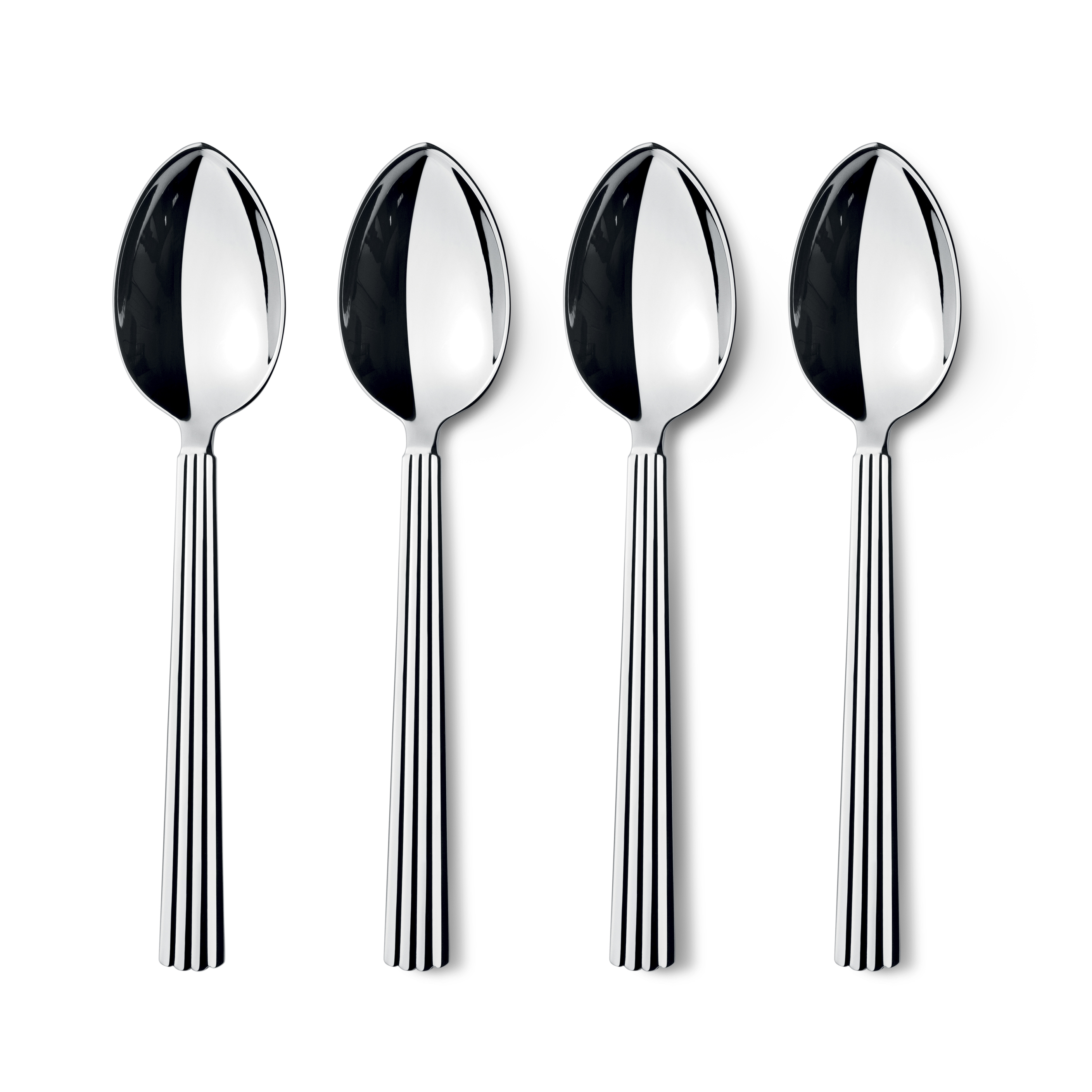 Georg Jensen Bernadotte dessertsked, 4-pack