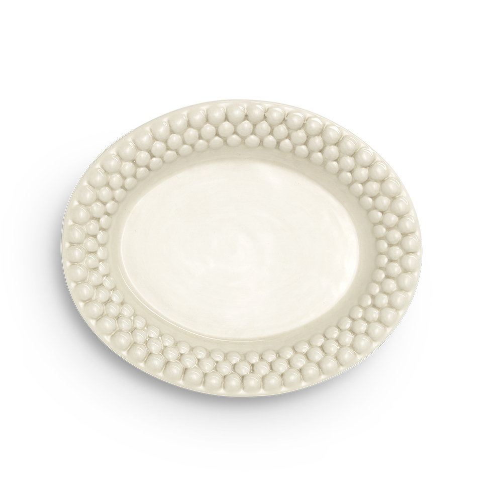 Mateus Bubbles oval tallrik 20 cm, Sand