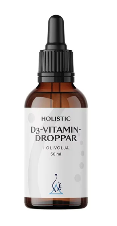 Holistic D3-Vitamin Droppar, 50 ml