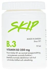Skip Vitamin B3 250 mg 75 tabletter