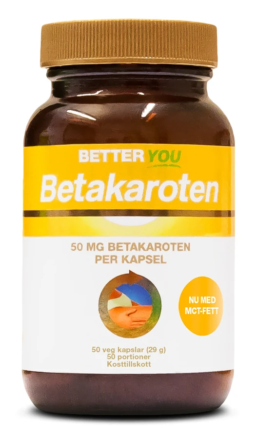 Better You Betakaroten 50mg 50 kapslar