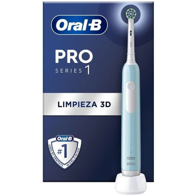 Oral-B Pro Series 1 Blå eltandborste, 2 tandborstborsthuvuden