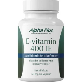 Alpha Plus E-vitamin 400 IE 60 mjuka kapslar